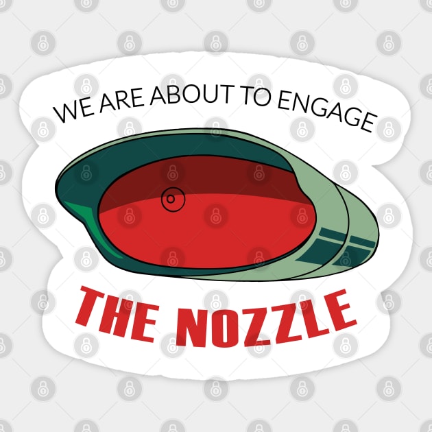 The Nozzle Sticker by deadlydarlingKV